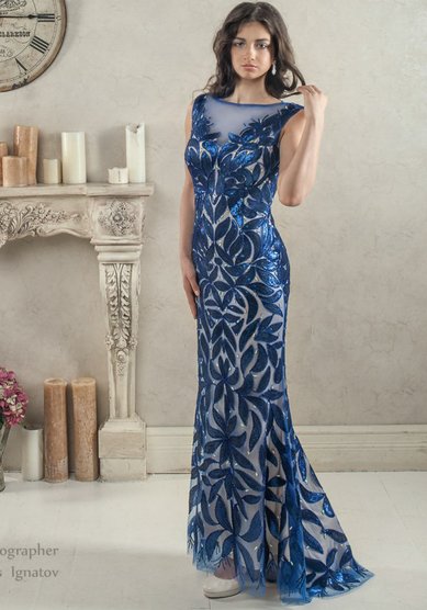 Вечернее платье Lorena-A44871 - Салон свадебных и вечерних платьев Anna Dress