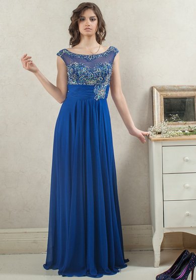 Вечернее платье Samanta-A44873 - Салон свадебных и вечерних платьев Anna Dress