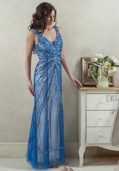 Вечернее платье Sofia-A44874 - Салон свадебных и вечерних платьев Anna Dress