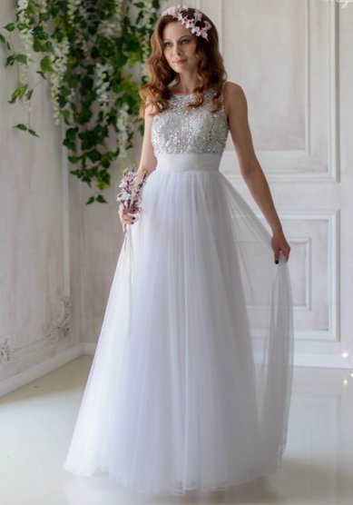 Свадебное платье Roxy-A45161 - Салон свадебных и вечерних платьев Anna Dress