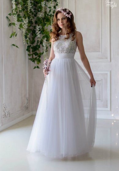 Свадебное платье Roxy-A45161 - Салон свадебных и вечерних платьев Anna Dress