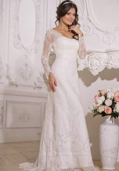 Свадебное платье Мелани-люкс-B45225 - Свадебный салон Belle Amore