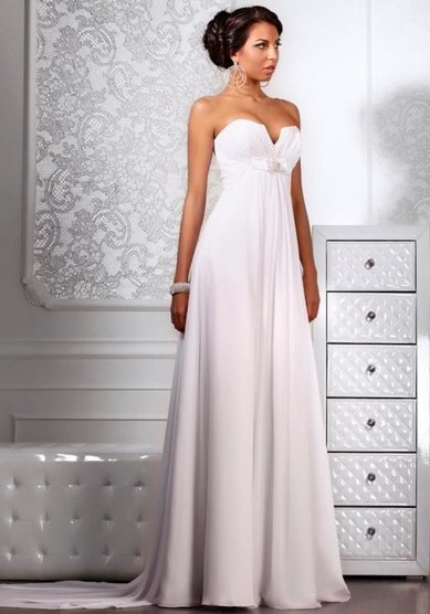 Свадебное платье Империя-М45425 - Свадебный салон МОЯ СВАДЬБА