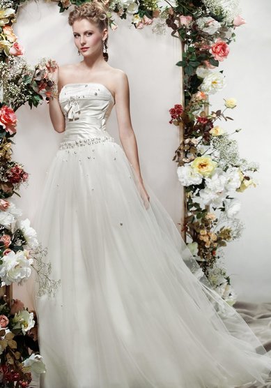 Свадебное платье Жемчужный дождь-М45466 - Свадебный салон МИЛЕНА