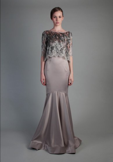 Вечернее платье Gemy Maloouf 922-L45788 - Свадебный салон La Sposa De La Rosa - закрыт