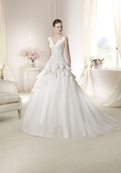 Свадебное платье Delfina-L45864 - Свадебный салон La Sposa De La Rosa - закрыт