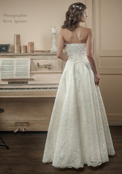 Свадебное платье Валентина-A45952 - Салон свадебных и вечерних платьев Anna Dress