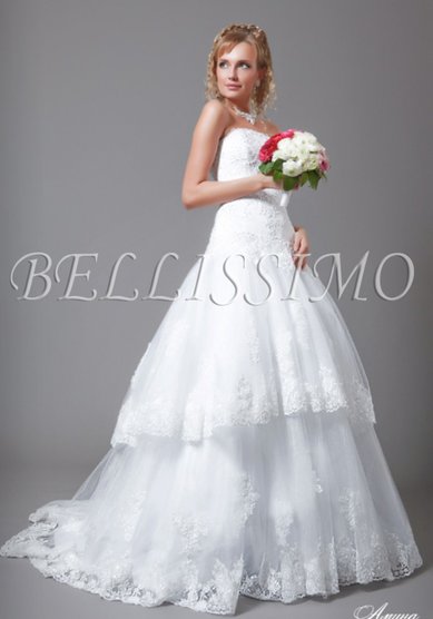 Свадебное платье Амина-B45954 - Мир свадебной моды Bellissimo