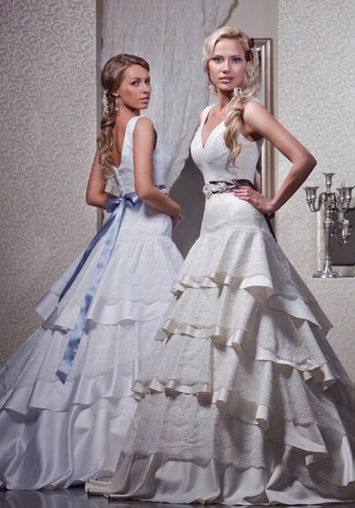 Свадебное платье Агнес-B45955 - Мир свадебной моды Bellissimo