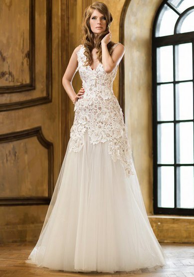 Свадебное платье Хризолит-A45972 - Дом свадебной и вечерней моды Anna Bogdan