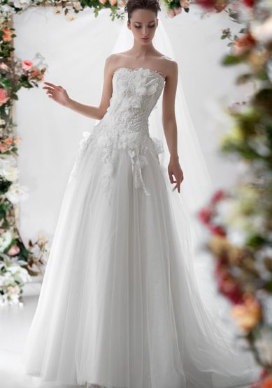 Свадебное платье Нежная лилия-С45996 - Свадебный салон Счастливый Случай