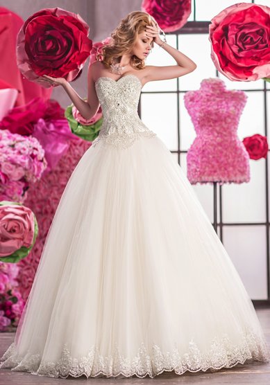 Свадебное платье Калатея 1715-A46040 - Дом свадебной и вечерней моды Anna Bogdan