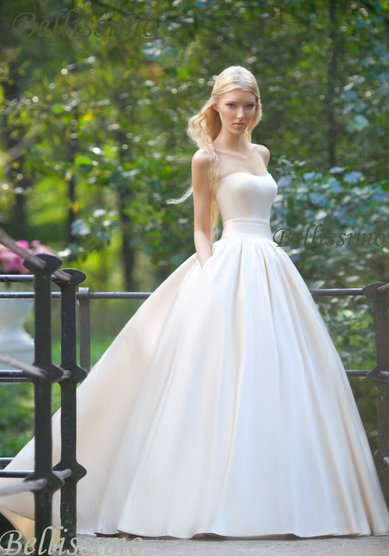 Свадебное платье Эрбе-B46671 - Мир свадебной моды Bellissimo