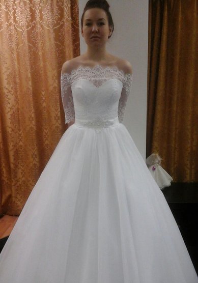 Свадебное платье Т-0137-TR-М46785 - Свадебный салон Мария