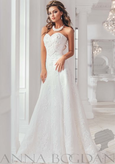 Свадебное платье Агния-A46808 - Дом свадебной и вечерней моды Anna Bogdan