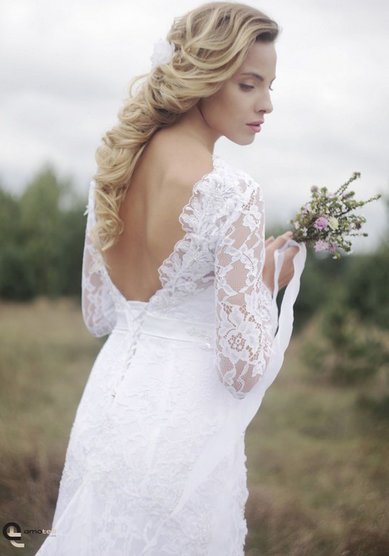 Свадебное платье Энотера-B46947 - Свадебный салон Bondi blue