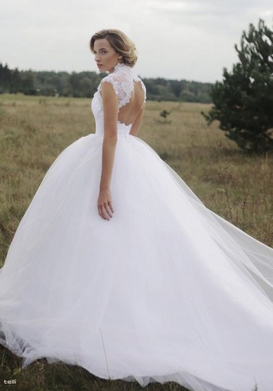 Свадебное платье Лотос-B46952 - Свадебный салон Bondi blue