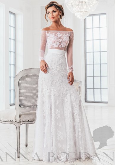 Свадебное платье Адель-A47823 - Дом свадебной и вечерней моды Anna Bogdan