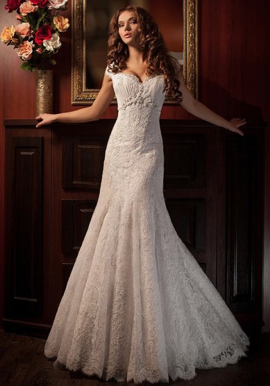 Свадебное платье Лея-С48661 - Свадебный салон Счастливый Случай