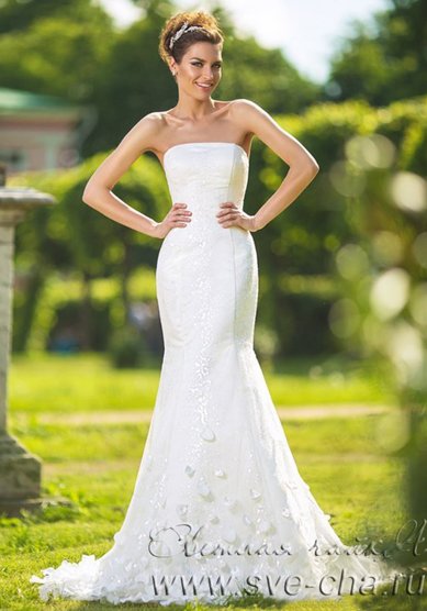 Свадебное платье SP28-039-1-С48684 - Свадебный салон Светлая чайка
