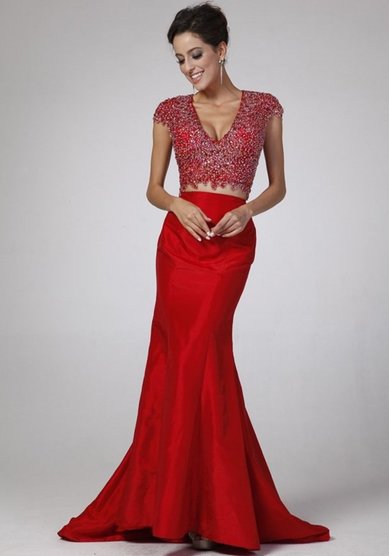 Вечернее платье Александра-P49066 - Свадебный салон Perry Blue