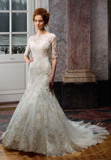 Свадебное платье DL 4208-B49077 - Мир свадебной моды Bellissimo