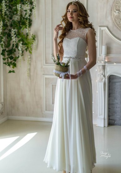 Свадебное платье Жемчужина-A50741 - Салон свадебных и вечерних платьев Anna Dress