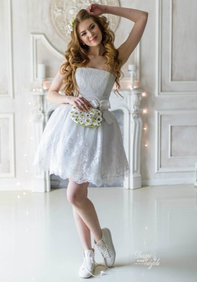 Свадебное платье Синди-A50742 - Салон свадебных и вечерних платьев Anna Dress