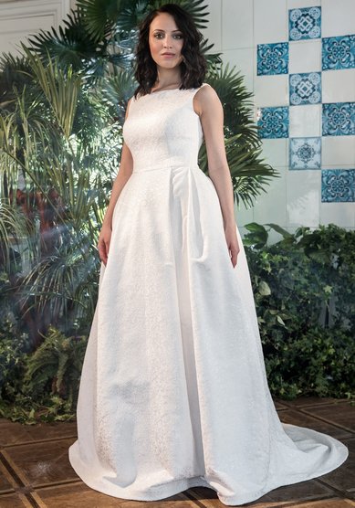 Свадебное платье Санди-2-A50959 - Дизайн-студия Amantes