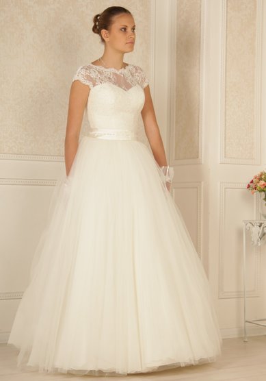 Свадебное платье Татьянка (закрытое)-В50970 - Свадебный салон Венера