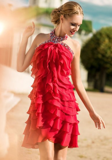 Вечернее платье многоярусное KP5-147RU-X51776 - Свадебный салон X`zotic / jan steen