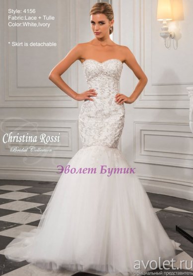 Свадебное платье 4156-A53551 - Свадебный салон Avolet Эволет Бутик