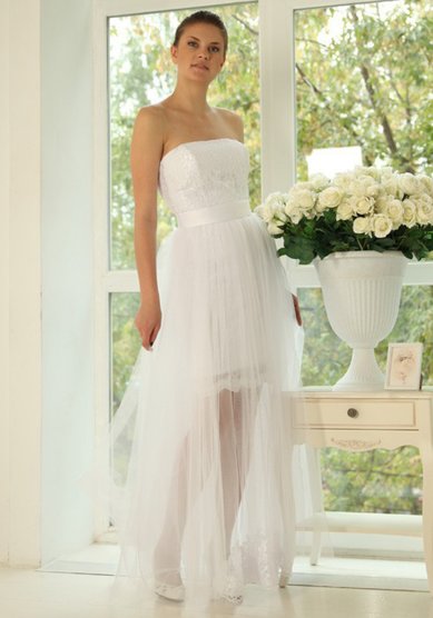 Свадебное платье Трансформер (без рукава )-В54322 - Свадебный салон Венера