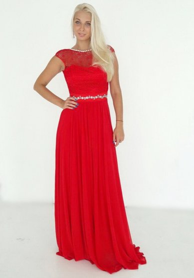 Вечернее платье Жемчужина-A54795 - Салон свадебных и вечерних платьев Anna Dress