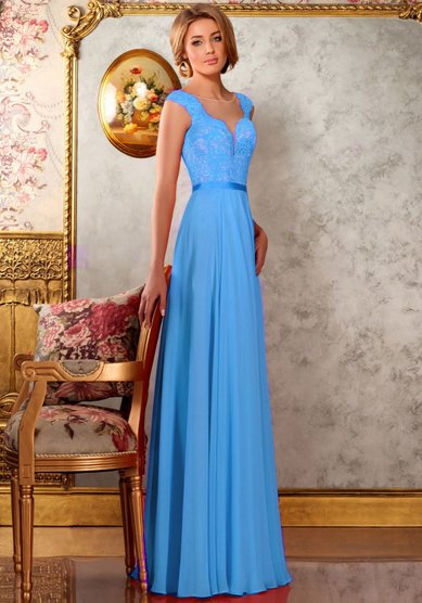 Вечернее платье Сантана-A55131 - Салон свадебных и вечерних платьев Anna Dress