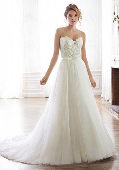 Свадебное платье Лаура-B55379 - Свадебный салон BELANGE/Беланж