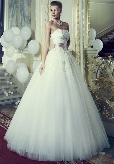 Свадебное платье Сисиль-B55393 - Свадебный салон BELANGE/Беланж