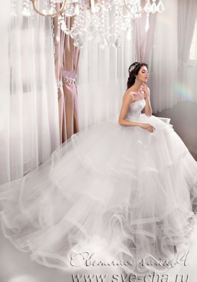 Свадебное платье Марана кружево-С55642 - Свадебный салон Светлая чайка