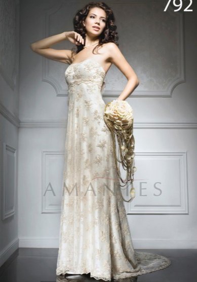 Свадебное платье Золото роз-A55668 - Дизайн-студия Amantes