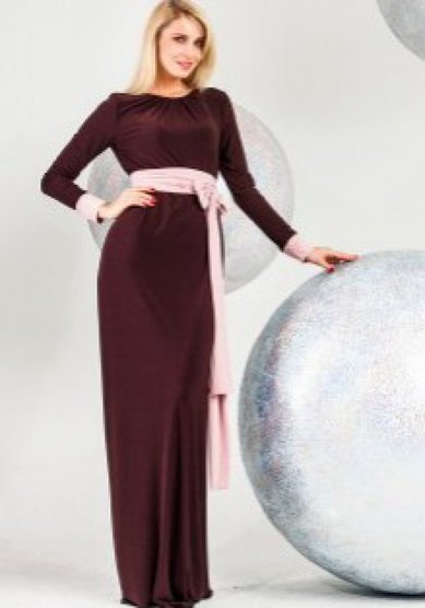 Вечернее платье Шоколад-Y55880 - Салон свадебной и вечерней моды Your Love Story