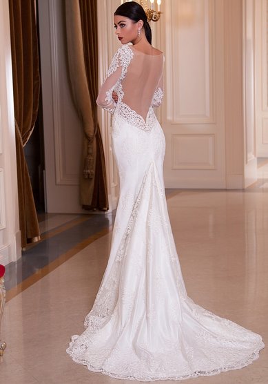 Свадебное платье Альза-B56406 - Мир свадебной моды Bellissimo