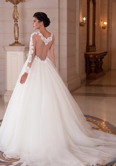 Свадебное платье Ания-B56407 - Мир свадебной моды Bellissimo