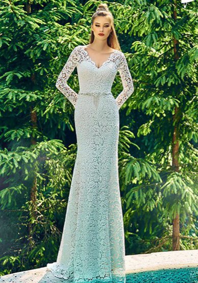 Свадебное платье 408 Эстель-B57644 - Свадебный салон Bondi blue