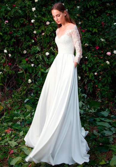 Свадебное платье Клео-А57681 - Свадебный салон Аврора /Aurora