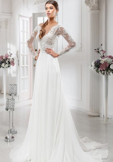 Свадебное платье Hanna-А57724 - Свадебный салон Аврора /Aurora