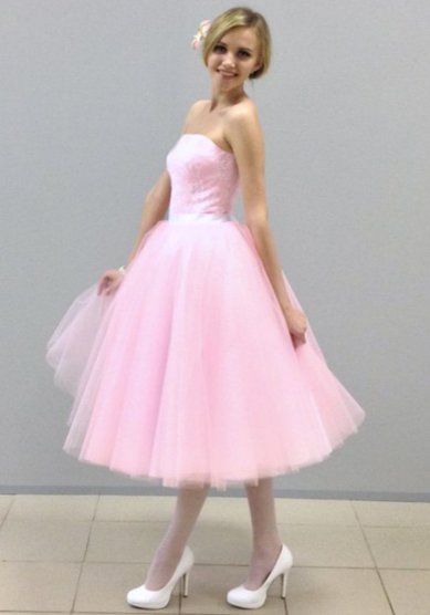 Вечернее платье Пинки-О57910 - Студия - Ателье Очарование