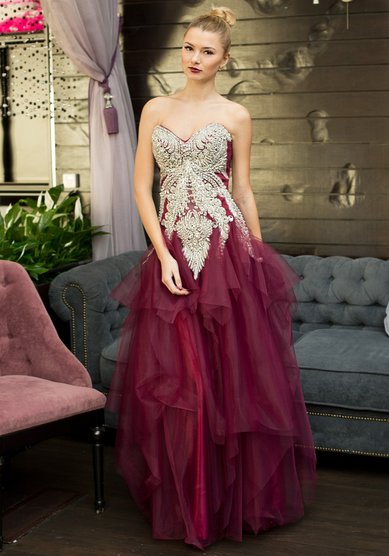 Вечернее платье Дива-M57981 - Салон Вечернего и Свадебного платья MADONNA