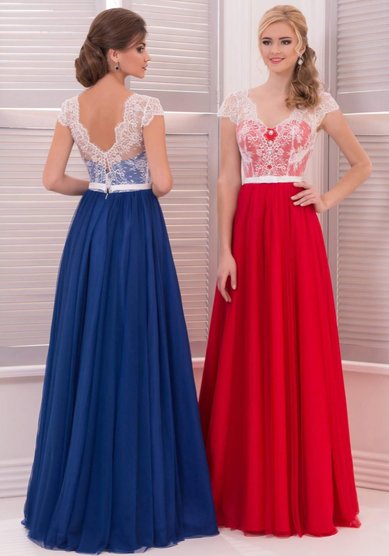 Вечернее платье Эстелла-M58124 - Салон Вечернего и Свадебного платья MADONNA