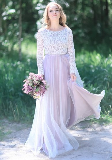 Свадебное платье Лиловый туман-М58279 - Свадебный салон МОЯ СВАДЬБА