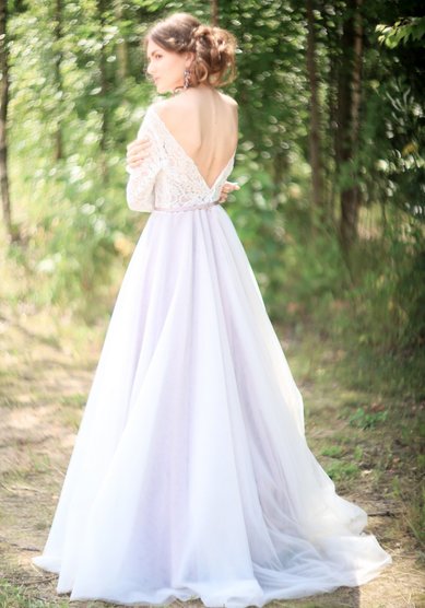 Свадебное платье Роскошный букет-М58280 - Свадебный салон МОЯ СВАДЬБА